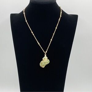 Shell Necklace Gold Plated Pendant Sea Nautical Beach Coast Gift Jewel Spiral G